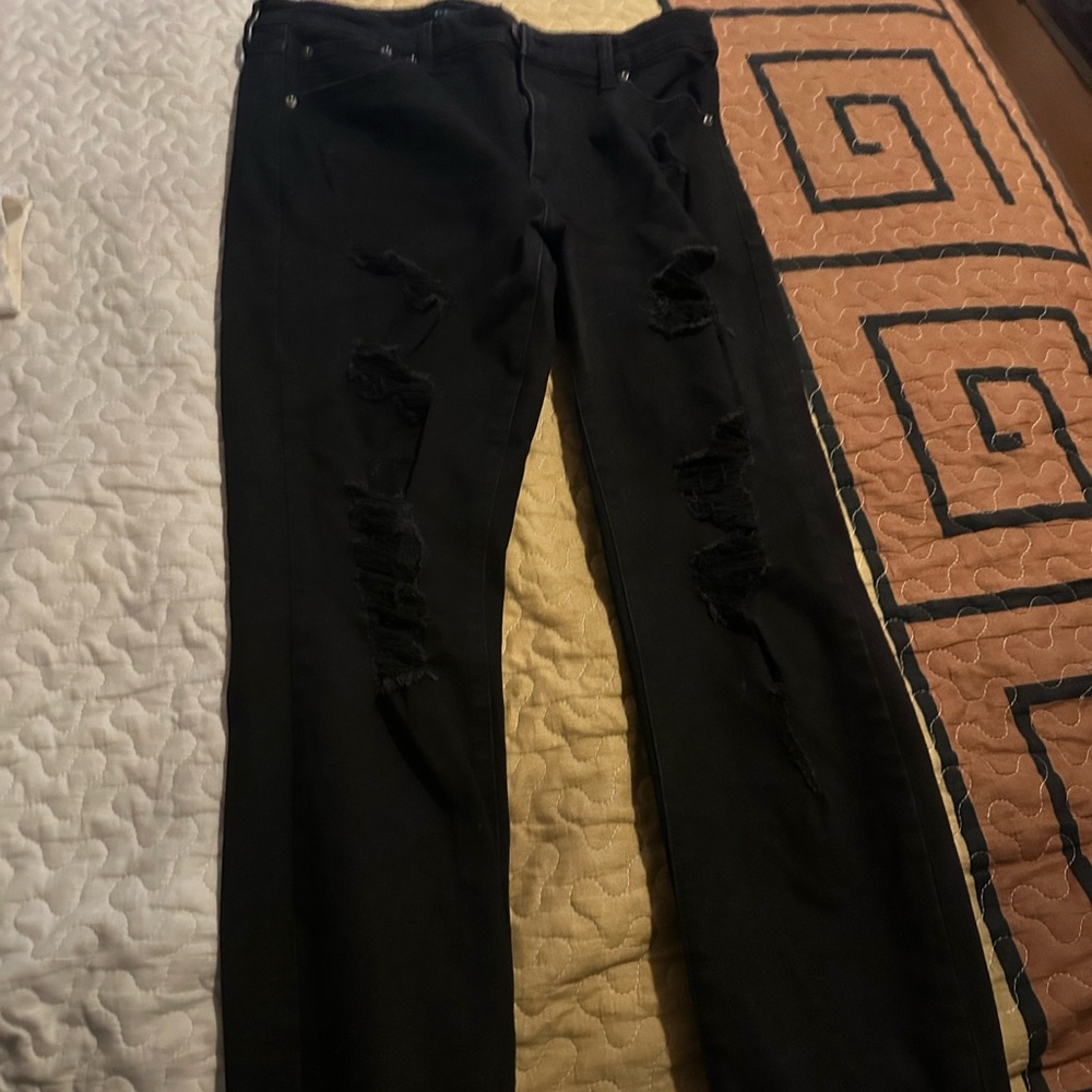 Aeropostale Black Skinny Jeans for Women
